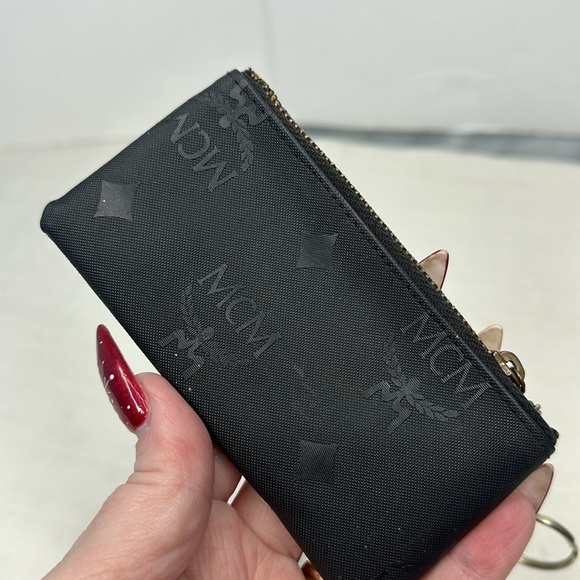 MCM Coin / Card pouch with key ring - Picture 4 of 8